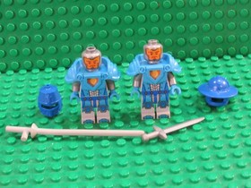 Lot 2 LEGO NEXO KNIGHTS Royal Soldier Minifigs King's Guard 70311 70310 30377 T5