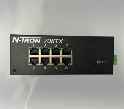 *NEW* N-TRON 708TX 8-Port Industrial Ethernet Switch 10-30VDC Managed