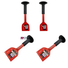 4 x Budget Bolster Chisels With Guard 2 x 2.1/4" 2 x 4" Chisel Bolsters DIY 
