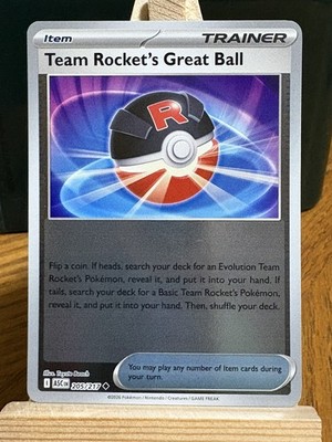 Team Rocket's Great Ball | 205 | Pokemon | Ascended Heroes | Reverse Holo