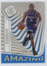 2020-21 Panini Illusions Amazing Sapphire De'Aaron Fox #7 2r3