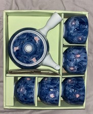 Japanese Tea Set 6 Peice Set With Orginal Box