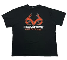 RealTree Outfitters Outdoor Black Hunting T-Shirt Men’s Size XL
