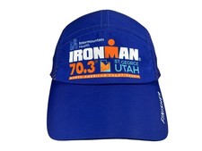 IRONMAN x ST GEORGE UTAH Blue/Orange TRIATHLON RUNNING HAT Boco Gym Tri Sun Gear