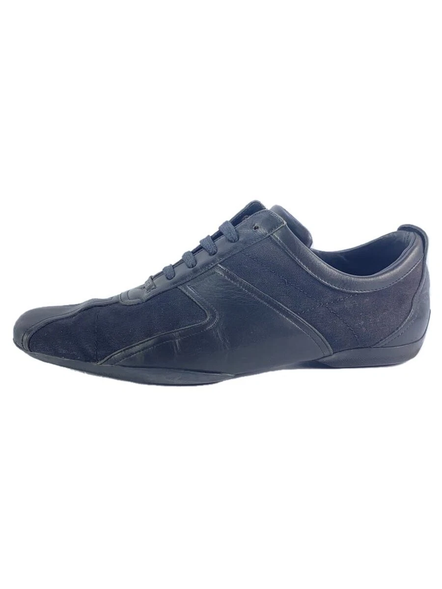 Baskets basses Gucci hommes 42 toile noire occasion chaussures décontractées durables