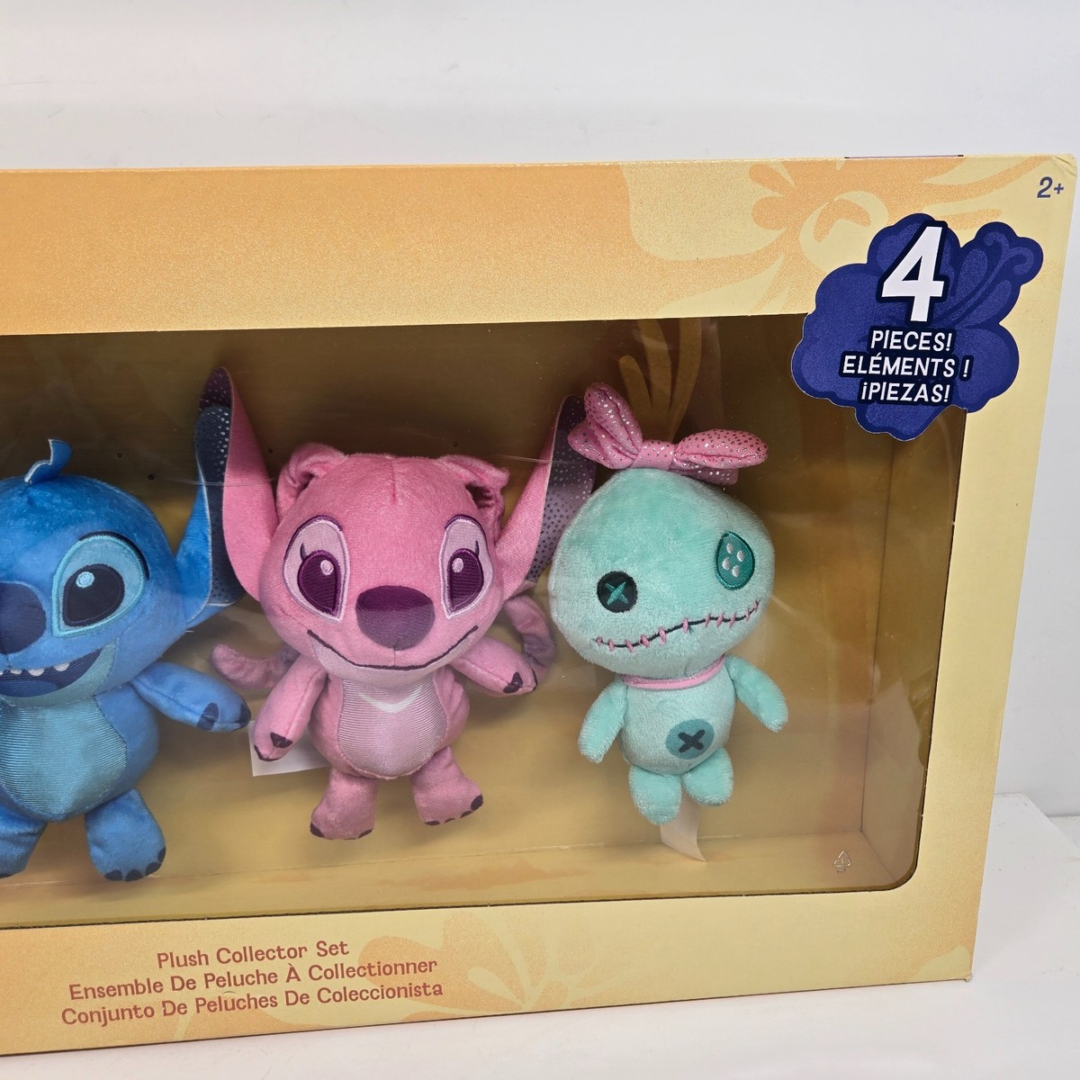 Disney Stitch 4 Pack Leroy Stitch Angel Scrump Plush Set Exclusive