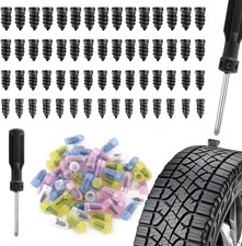 60Pcs Rubber Tire Nail Repair Kit Screw In Tire Plugs for Car Truck SUV Van USA