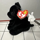 Ty Beanie Babies “Luke” the Black Lab Puppy Dog Plush 1999 Vintage + Tag
