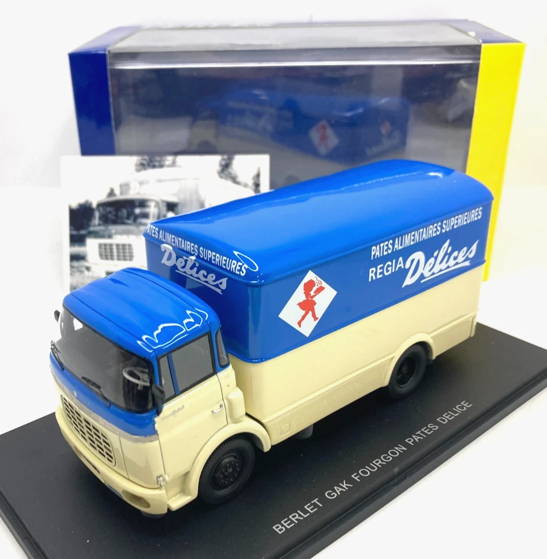 Jouets Bourbon 1/43 (Surmoulage Dinky France) : Berliet GAK Plateau
