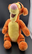 Disney Store Soft Tigger Plush 13  Orange Winnie The Pooh Toy-Curly Tail