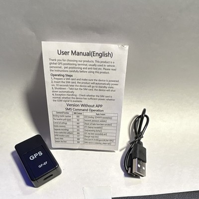 GF-07 Mini Magnetic GPS Tracker GSM GPRS Vehicle Car Locator SIM Tracking Device