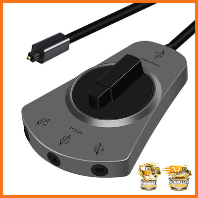 Optisches Splitter Kabel 1in 3out Toslink 1 Meter Digitales Audiokabel für TV