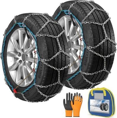 AutoChoice Snow Tire Chains for Light Trucks SUVs Pickups Set of 2 SCRV270
