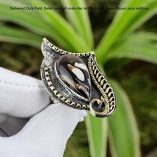 Valentines Deal Natural Peanut Wood Jasper Sterling Silver Promise Ring Jewelry