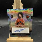 JUSTIN CHAMPAGNIE 2021-22 SELECT YOUTH EXPLOSION SILVER  PRIZM ROOKIE AUTO Q2227