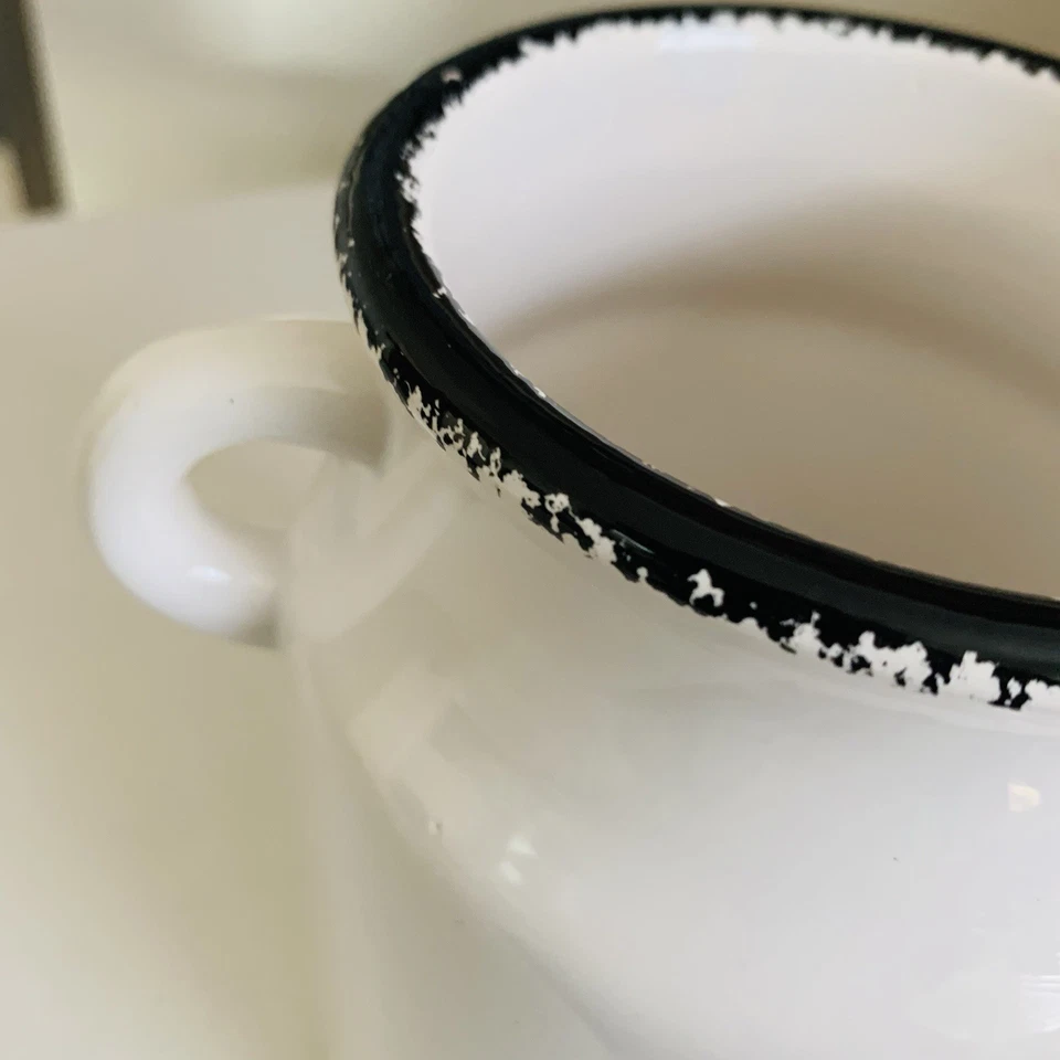 Vasija organizadora con pizarra frontal sujeta herramientas y utensilios de cocina nueva en caja Foto 4 de 4