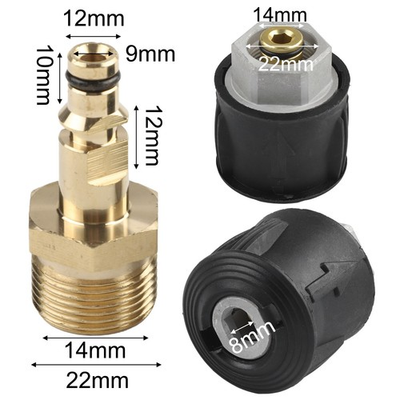 #ad Efficient Cleaning with Quick Connect Brass Adapter for Karcher Washers $19.42