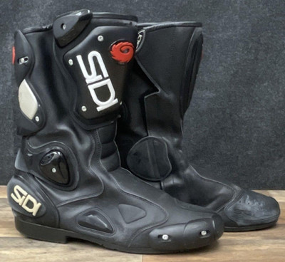 SIDI acs Vertebra System Motorcycle Racing Boots Size US Men's