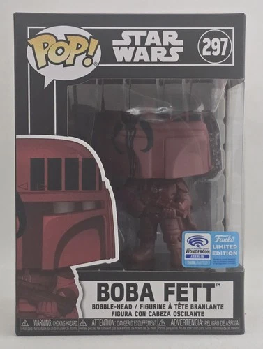 Funko Pop! Star Wars Red Boba Fett Target WonderCon exclusive NO STACK#297