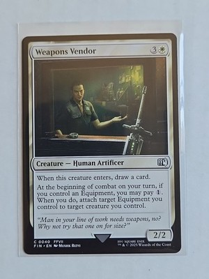 Weapons Vendor - Final Fantasy - NM - MTG Magic - Common - Creature | eBay