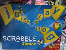 123. Scrabble Junior by Mattel Games 'Two Fun Word Games in One!' Complete
