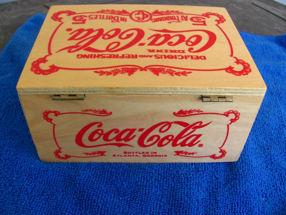 1932 Ford Panel Delivery Coca Cola truck in wooden box 4 inch long by ...