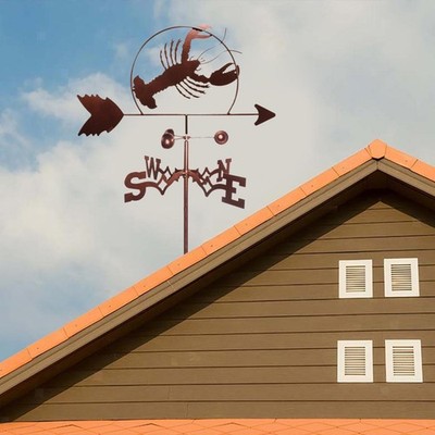 Klassischen Europäischen Stil Wetterfahne Bauernhof Szene Garten Dach Stake