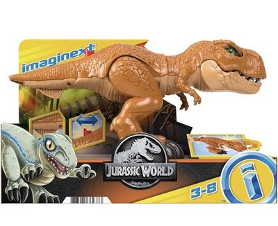 Fisher-Price Imaginext Jurassic World Wütender Action T-Rex Dinosaurier NEU OVP