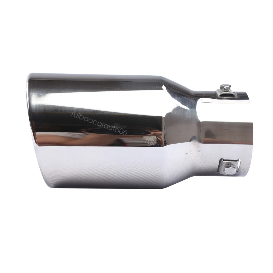 Exhaust Pipe Tip Rear Tail Throat Muffler Stainless For Dodge Charger RT SRT SXT - Image 4 of 4