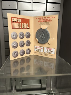 THINKGEEK SUPER MARIO BROS COLLECTIBLE COINS COIN VERSION NINTENDO