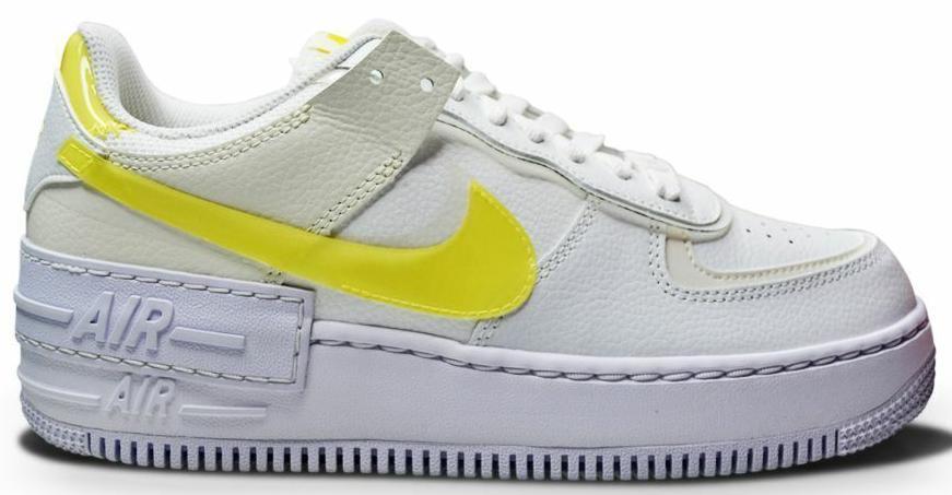 Nike Air Force 1 Shadow White Opti Yellow W for sale | eBay