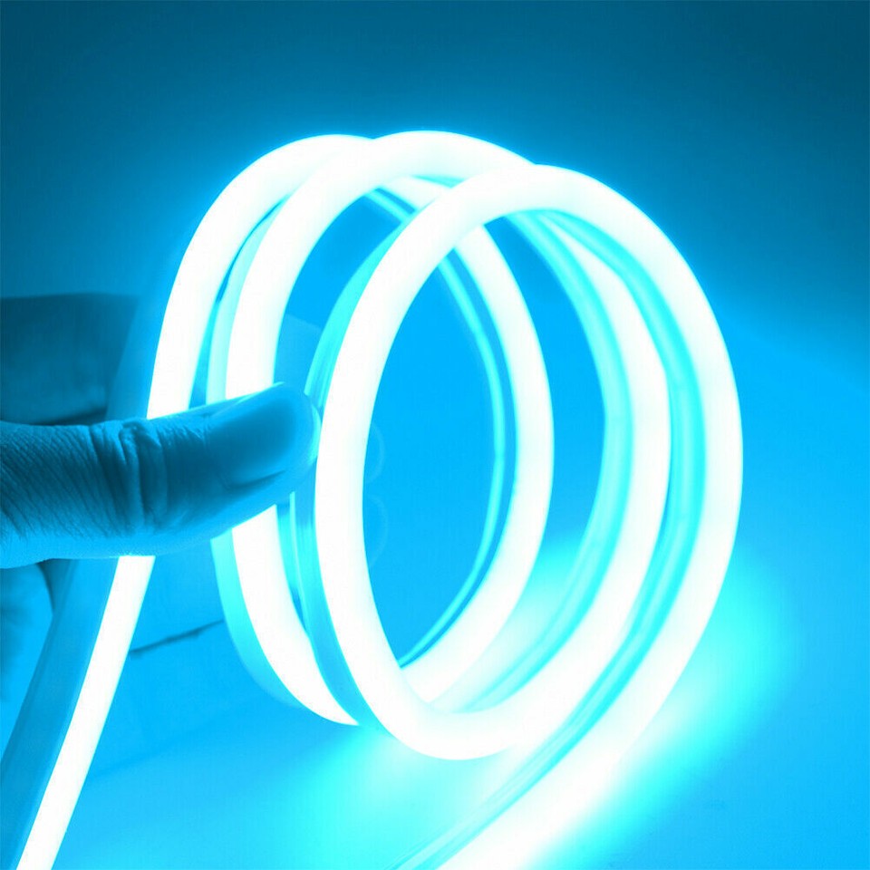 12V Flexible LED Strip Waterproof Sign Neon Lights Silicone Tube 1M 2M ...