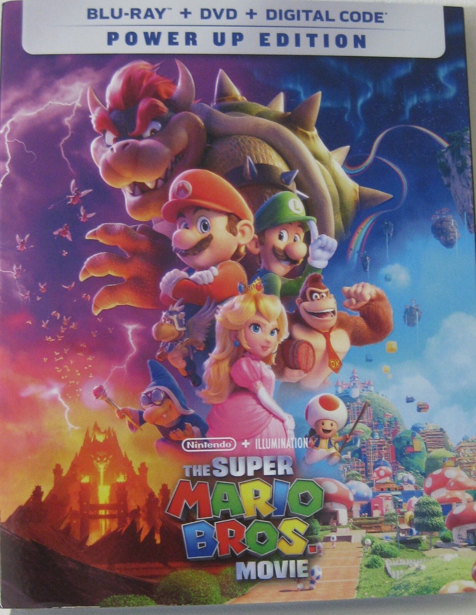 邦画・日本映画 The Super Mario (Blu-Ray + DVD + Digi) THE SUPER MARIO BROS. MOVIE NINTENDO (Blu-ray + DVD +