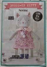 Simply Sewing Pattern Dress up Kitty.Cat Kitten Stuffed Soft Toy Teddy NEW Uncut