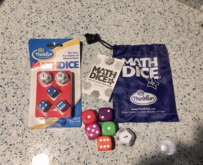 Math Dice&Math Dice Jr. by Think Fun 2010