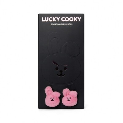BT21 LUCKY COOKY BLACKセット BT21 LUCKY COOKY Black Edition Standing Plush Doll Limited LINE