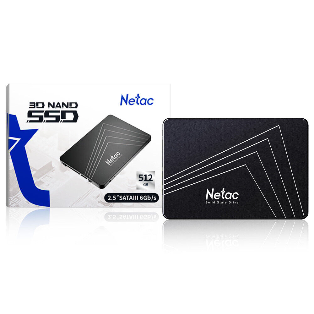 Netac 120GB 240GB 500GB SSD 2.5" SATA III Internal Solid State Drive 500MB/s lot