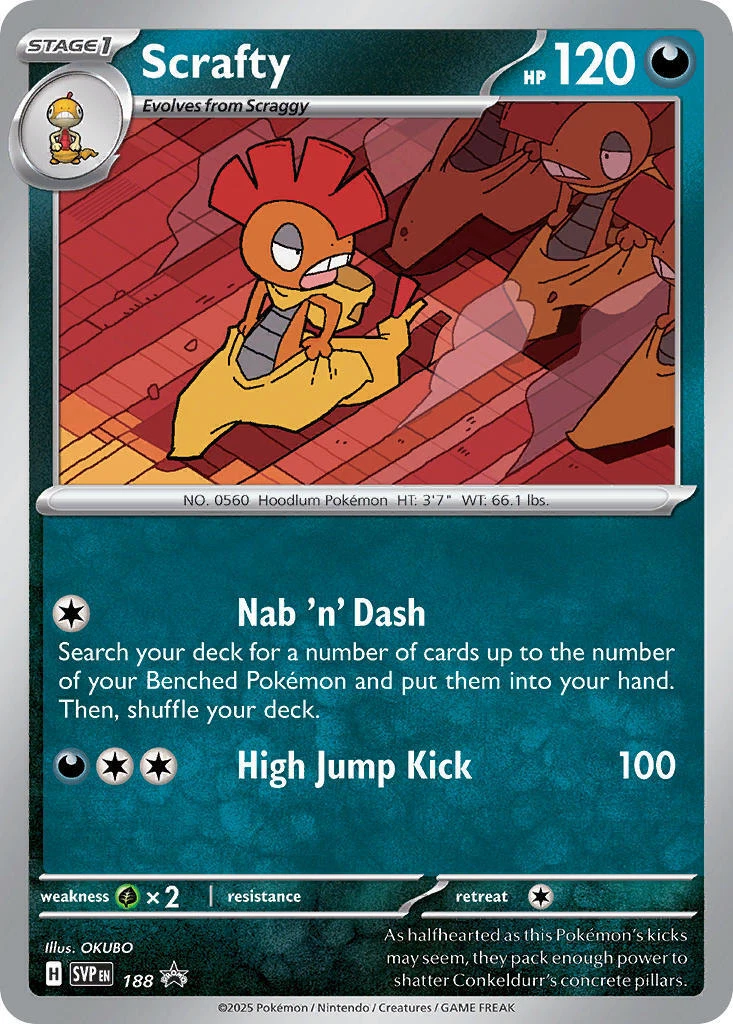 G-RAP/SCRAPPY G プロモ Scraggy 186 Sv: Scarlet & Violet Promo Cards for sale | eBay