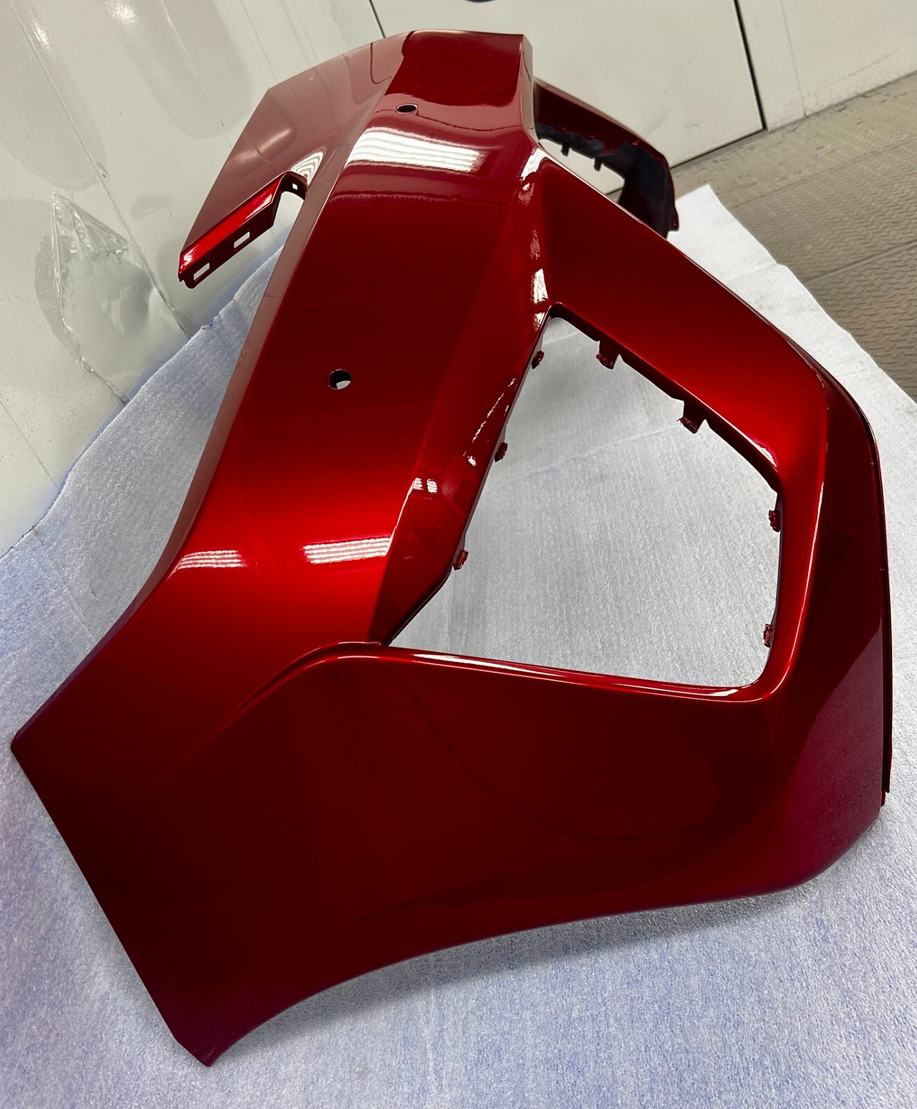 2017 ACURA NSX REAR BUMPER COVER OEM  RED COLOR