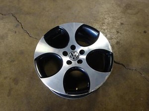 12-13 VOLKSWAGEN GOLF GTI 18x7-1/2 5 Wide Spoke Black Aluminum Alloy Wheel Rim