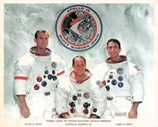 NASA Apollo 15 Mission Astronaut Photo Crew Lunar Rover Vehicle 4th Moon Landing