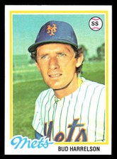 1978 Topps Bud Harrelson #403 New York Mets MID-LOW GRADE Card