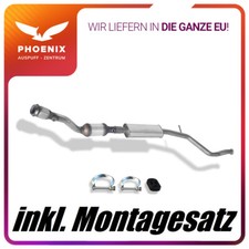 Peugeot 206 2.0 16V (00-06) Katalysator + Mittelschalldämpfer Mit E-Prüfzeichen