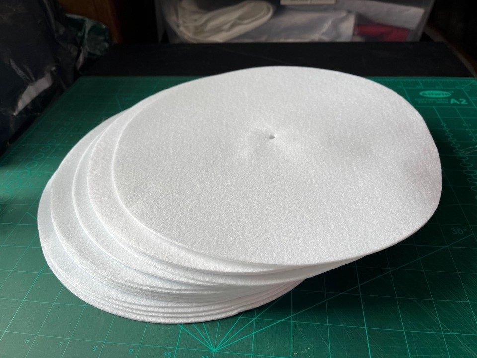 12" Blank Slipmats Turntable Sublimation Screen Print DJ Pack