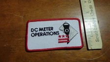 VINTAGE DC METER OPERATIONS collectible  OBSOLETE SHOULDER PATCH BX D#10