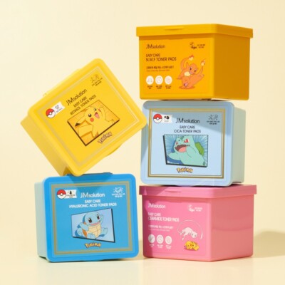 JMSolution Pokemon Easy Care Toner Pads 200ml / 70 EA, KBeauty, Probe