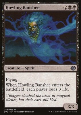 MTG Magic the Gathering Howling Banshee (43/67) DDA, Garruk vs. Liliana NM