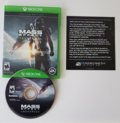Mass Effect Andromeda - Xbox One Deluxe Edition 2017 - Tested & Works!