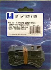 NEW T-H MARINE BS-1-DP BATTERY TRAY STRAP