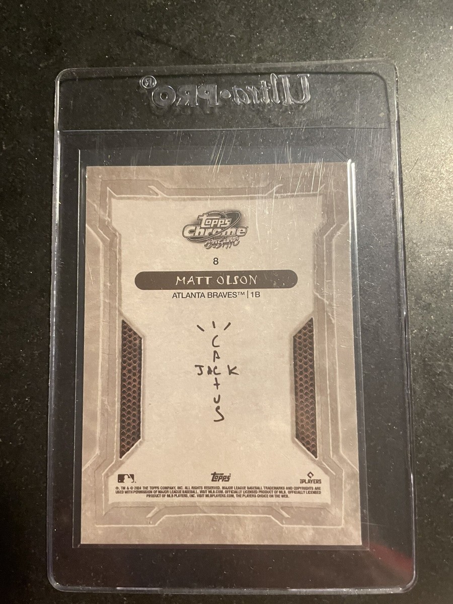 2024 Fanatics Fest Topps Chrome Cosmic X Cactus Jack Matt Olson